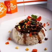 Nasi Sapi Teriyaki